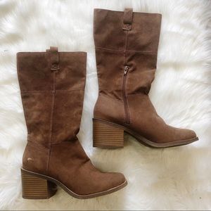 Rocket Dog Dixie Hush Brown Riding Boots - 9.5M